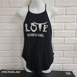 Black Love Rodeo Girl Tank Top